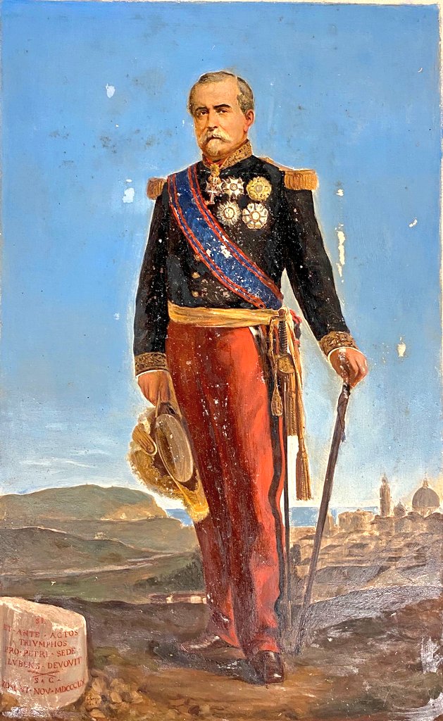 General Christophe de Lamorici&egrave;re, commander of the Papal Army